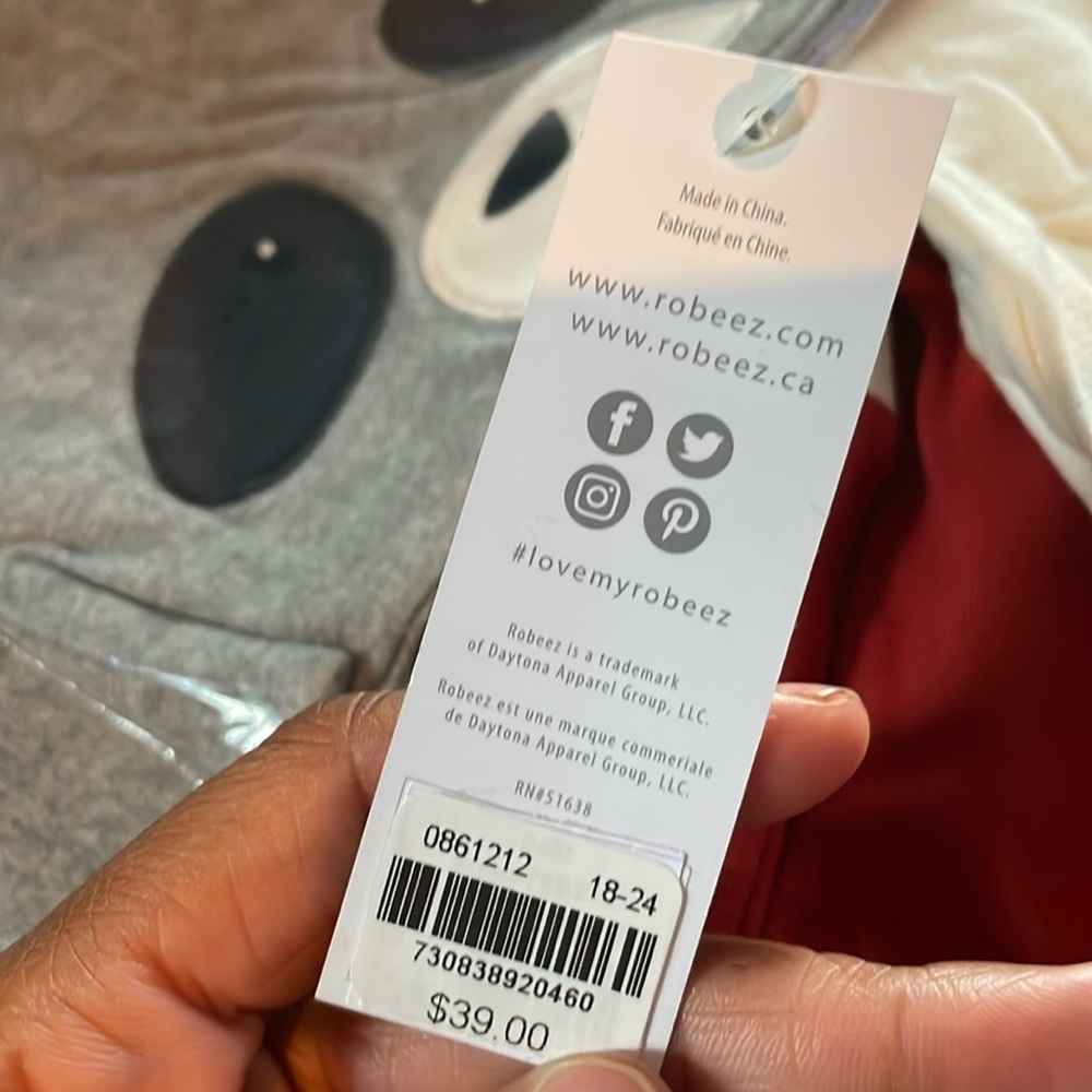 BRAND NEW raccoon themed onsie